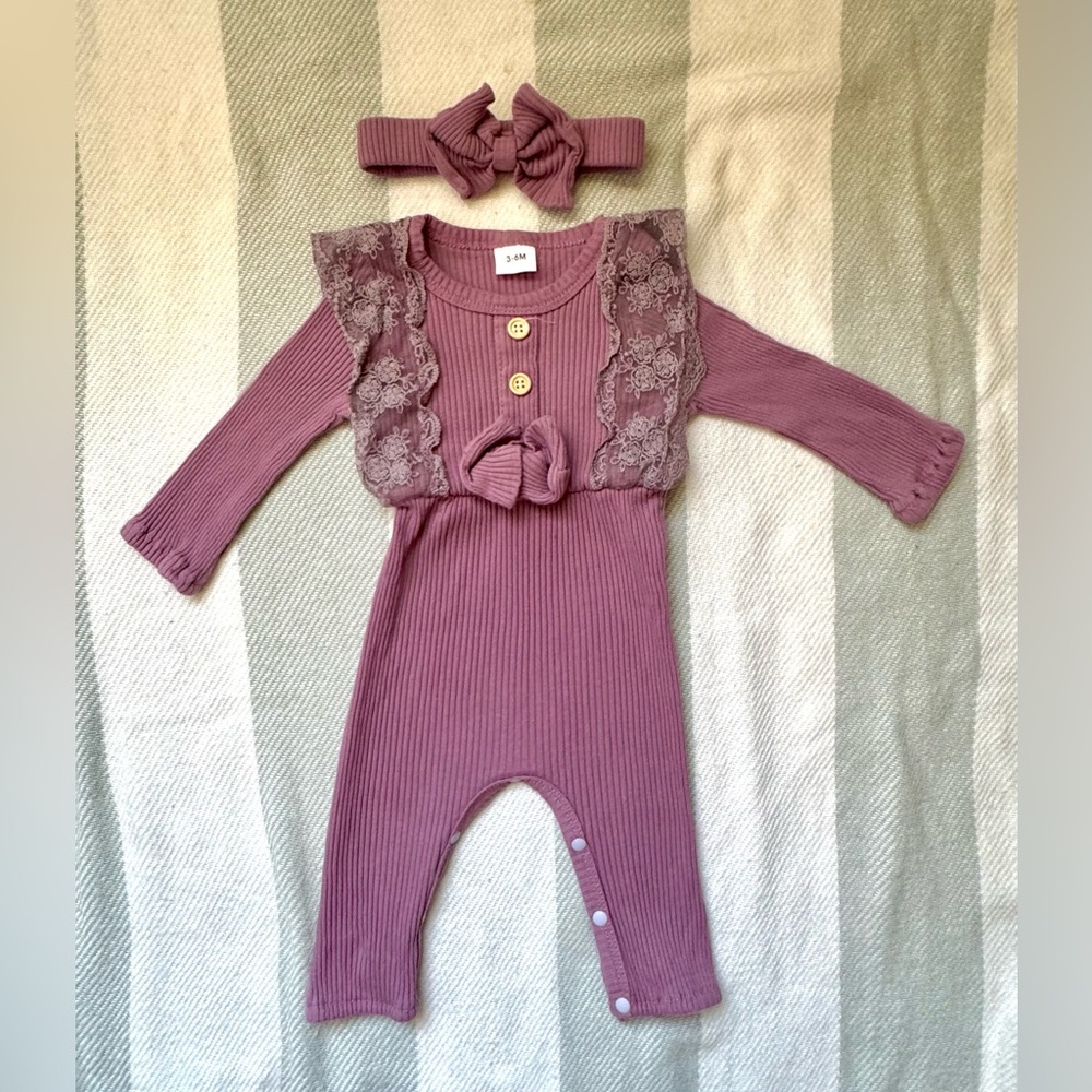 3/$10 Sale Purple Romper